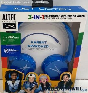 Altec 3 In 1 Bluetooth With Mic Or Wired Kid Safe Headphones