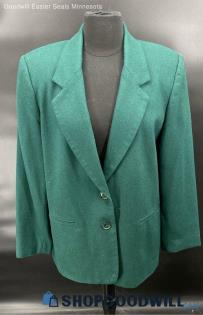 Requirements Women's Forest Green blazer - Sz 12