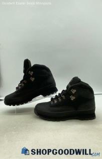 Timberland Men's Euro Hiker Black Canvas Hiking Boots Sz 7