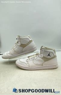 Nike Men's Jordan Access White Leather Sneakers Sz 9.5