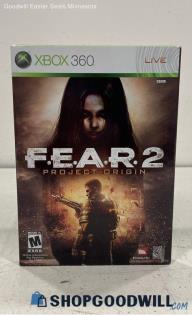 F.E.A.R 2: Project Origins Video Game For Microsoft Xbox 360- Sealed