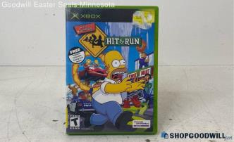 Microsoft Xbox The Simpsons Hit & Run Video Game -UNTESTED