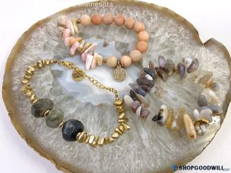 KINSLEY ARMELLE Natural Stone Stretch Bracelets