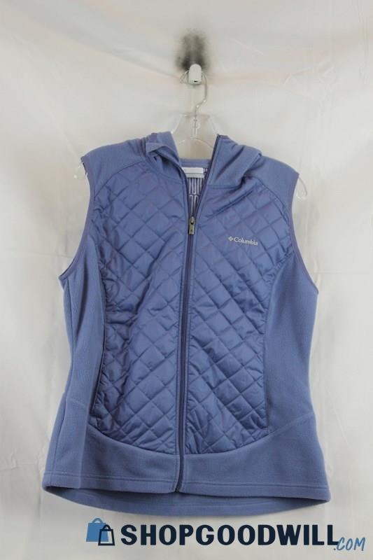 Columbia Womens Blueberry Quilted Down Vest Sz L