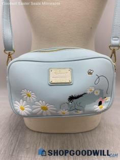 Loungefly Disney Winne The Pooh Sky Blue Crossbody Bag Womens Handbag/Purse