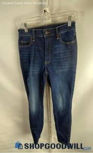 Lucky Brand Women's Dark Blue Wash Skinny Jeans - Sz 27