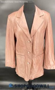 Pamela McCoy women's Light Brown Leather coat - Sz S