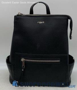 Aldo Black Backpack Unisex Adults Leather