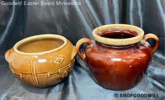 1242 Mccoy Pottery Vase + More