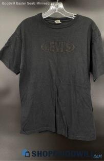 Levi's Jeans for Women Solid Black T-shirt with Levi's Logo - Sz M