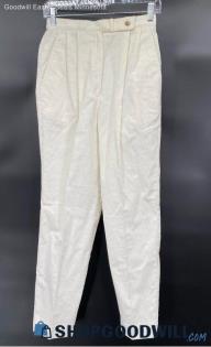 David Brooks Junior Ivory/Winter White Corduroy pants - Sz 6