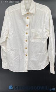 JH Collectibles Women's Classic Button front LS Cotton shirt - Sz 12