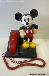 Walt Disney/AT&T Mickey Mouse Telephone #CS2881D109 Desktop Corded Landline