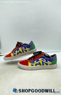 Vans Men's Old Skool Statement Multicolor Suede/Fabric Sneakers Sz 11