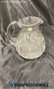 Crystal Clear Glass Pitcher