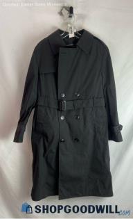 Defense Logistics Agency Men's VTG Double Breasted Belted Trench Coat - Sz 38S