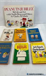 7 Asstd. Vintage Peanuts Charles Schulz Comics Strip Books 1950's