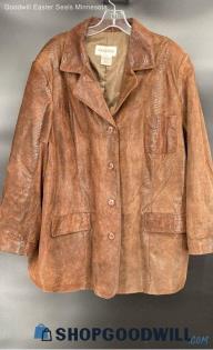 Venezia Men's Brown leather Jacket