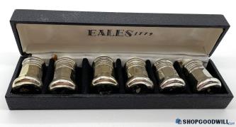 Vintage Eales 1779 Silver Plated Salt & Pepper Shakers (6) IOB