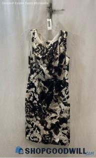 NWT Ann Taylor Women's Brown Patterned Shift Dress - Sz 6