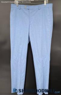 Egara Men's Sky Blue Skinny Fit pants - Sz 36/32