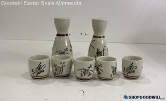 Japanese Sake Tea Set Cups