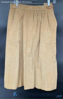 The Villager women's Golden Corduroy skirt - Sz 14