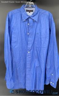 Tommy Hilfiger Golf Men's Blue LS Dress shirt - Sz L