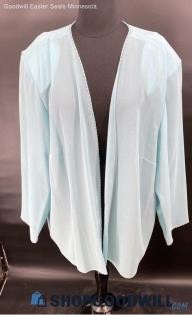 R & M Richards Women's LWT Seafoam Green Cover shirt - Sz 26w - NWT