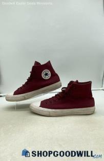 Converse Men's Chuck Taylor All Star 2 Hi Bordeaux Maroon Canvas Sneakers Sz 9