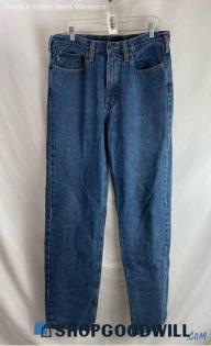 Carhartt Men's Blue Wash Cotton Jeans - Sz 36