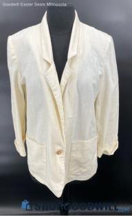 Smith & Jones Women's Soft yellow blazer - Sz 12