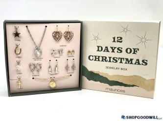 MAURICES 12 Days of Christmas Costume Jewelry Box Set WIB