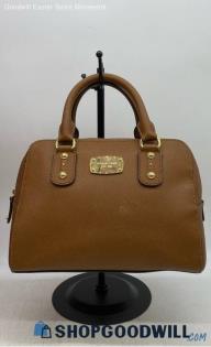 Michael Kors Jet Set Dome Tan Satchel/Top Handle Bag Saffiano Leather