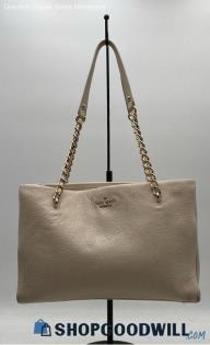 Kate Spade Phoebe Ivory/Cream Leather Chain Shoulder Bag Handbag/Purse