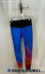 Athleta Women's Blue/Red Legging Pant - Sz XXS