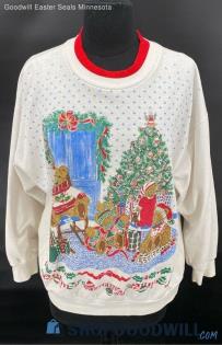 Nut Cracker women's Christmas Themed LS Sweatshirt -