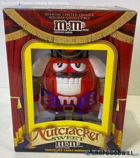 Mars M&M's Nutcracker Sweet Chocolate Candy Dispenser #1142231 w/Box Ltd Ed Xmas