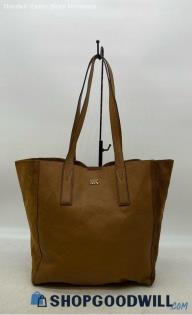 Michael Kors Junie Brown Tote Womens Leather Suede