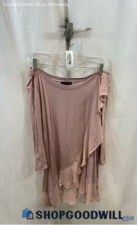 Lane Bryant Women's Dusty Pink Long Sleeve Blouse - Sz 22/24