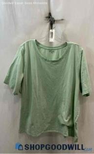 Lane Bryant Women's Sage Green Pullover T-Shirt - Sz 30/32