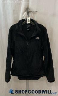 The North Face Women's Black Plush Full Zip Sweatshirt - Sz XL