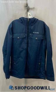 Columbia Men's Blue Down Jacket - Sz L