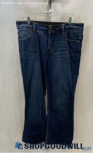 Lane Bryant Women's Dark Blue Bootcut Jean - Sz 18