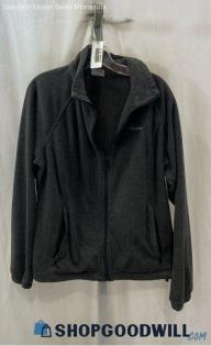 Columbia Women's Graphite Gray Fleece Full Zip Sweatshirt - Sz XL