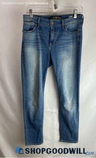 Lucky Brand Women's Weathered Dark Blue Skinny Jeans - Sz 4