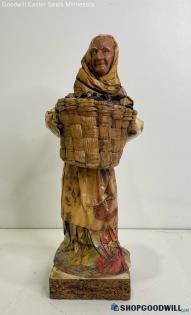 Unbranded Vtg Mexican Folk Art Paper Mache Doll Figure