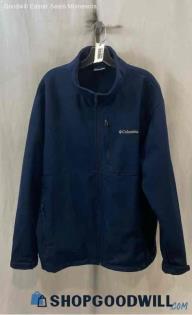 Columbia Men's Navy Blue Softshell Jacket - Sz XXL