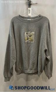 The Disney Store Men's Gray Mickey Mouse Cotton Sweater - Sz XL