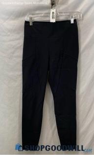 Athleta Women's Black Ponte Fitted Pull-On Tech Pants - Sz 2P